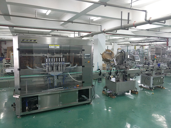 新品推薦:醬料灌裝真空旋蓋生產線(圖1)