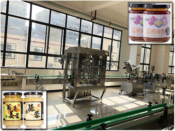 蒜蓉醬自動灌裝生產線需要人工裝瓶嗎(圖1) 蒜蓉醬自動灌裝生產線需要人工裝瓶嗎(圖1)