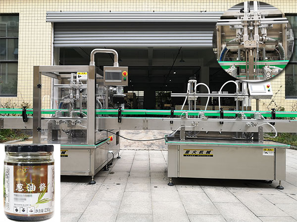蔥油醬灌裝生產(chǎn)線可以灌裝顆粒醬嗎(圖1) 蔥油醬灌裝生產(chǎn)線可以灌裝顆粒醬嗎(圖1)